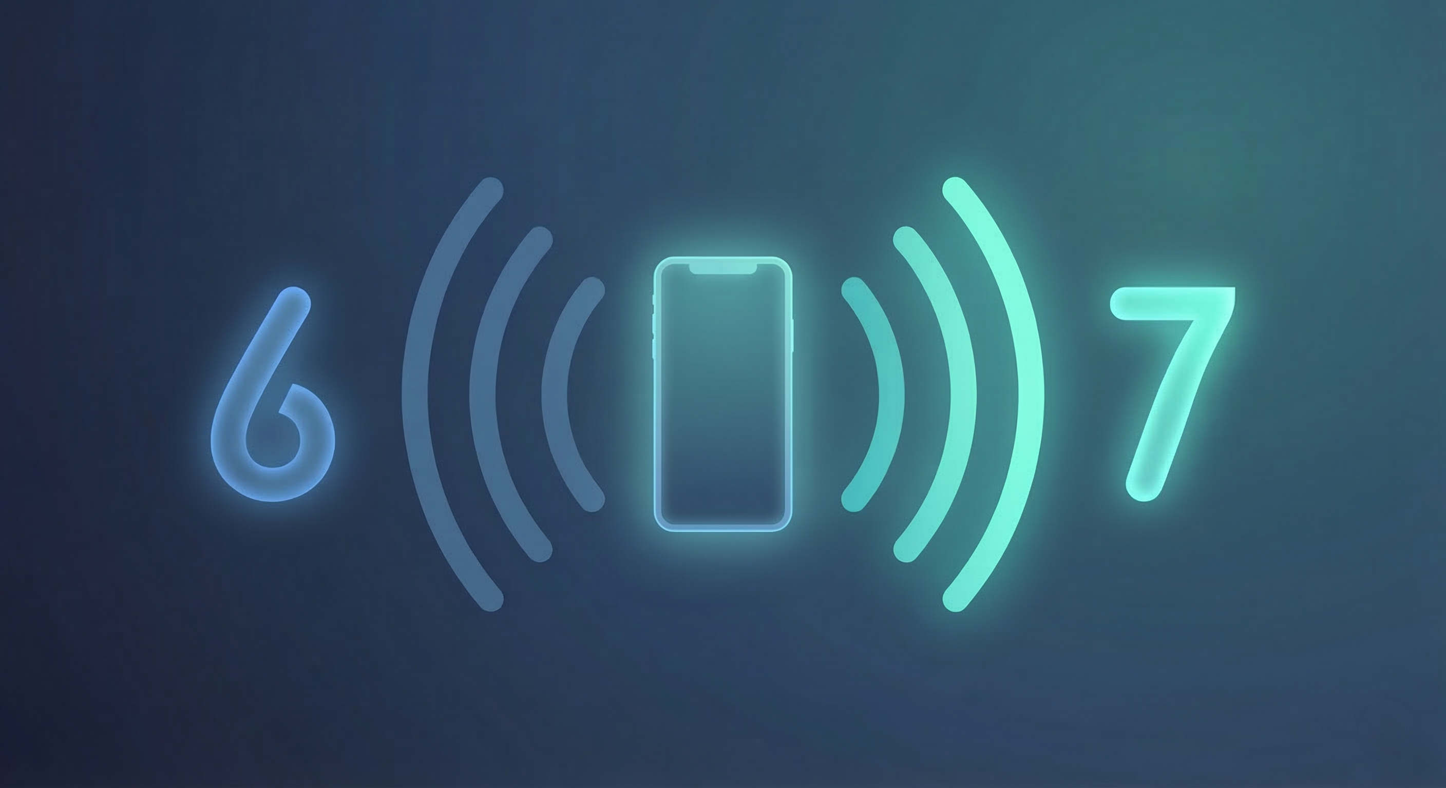 Modern smartphone connected to a high-speed Wi-Fi 7 home network